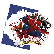 Invitations with invitation “ultimate spiderman“, 6 pcs - Party Accessories