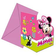 Invitations minnie mouse “minnie happy helpers“, 6 pcs - Party Accessories