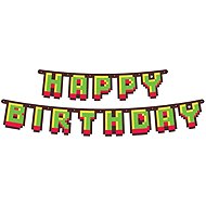 Garland - happy birthday - minecraft - 160cm - Garland
