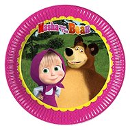 Paper plates Masha and bear 23 cm, 8 pcs - Plate