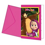 Invitations mash and bear 6 pcs - Party Accessories