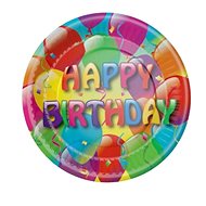 Happy Birthday Plate - 18cm - 8 pcs - Plate