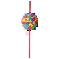 Straws - straws happy birthday - birthday -10 pcs - Straw