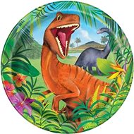 Dinosaur plates 8 pcs, 22 cm - Plate