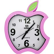 Analogue Alarm Clock, Apple Design, Pink - Alarm Clock