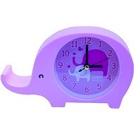 Analog Alarm Clock, Elephant Design, Pink - Alarm Clock