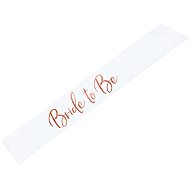 Party Sherpa Party To Be, white with pink-gold inscription - Party Accessories