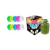 Helium set illuminated small party - 250 l - Helium Balloons