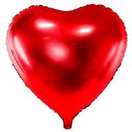 Fóliový balón srdce červené – Valentín – 45 cm - Balóny