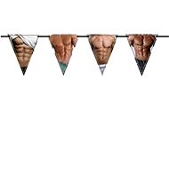 Garland flag "male body" 600 cm - bachelorette party - Garland