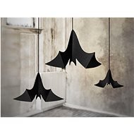 Závesná dekorácia netopiere 3 ks – 47 × 23/37 × 19/31 × 14cm – halloween - Párty doplnky