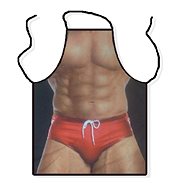 Apron man in a bathing suit - Apron