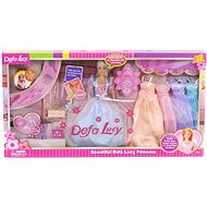 Doll 29cm with a Set of Dresses and Accessories - Doll