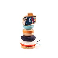 Lilliputiens - Donkey Ignatius - Stacking Pyramid - Motor Skill Toy
