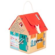 Lilliputiens - wooden house with locks - Baby Toy