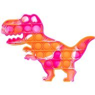 Pop it - dinoszaurusz narancssárga-rózsaszín - Pop It