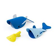 QUUTopia Deep Sea Whales - 3D Water Puzzle - Bath Stickers