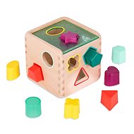 B-Toys Wooden Cube with Insert Shapes Wonder Cube - Puzzle