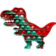 Pop it - Dinosaurier - 19 cm x 14 cm - grün marmoriert - Pop it