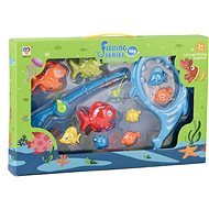 Angelspiel mit Fischen in verschiedenen Farben - Wasserspielzeug