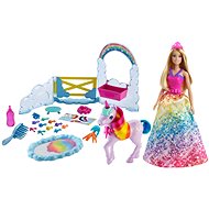 Barbie Princess and Rainbow Unicorn Game Set - Doll