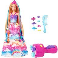 Barbie Dreamtopia Twist ‘n Style Princess Hairstyling Doll, Blonde with Rainbow Hair Extensions - Doll