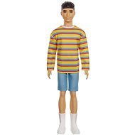 Barbie Ken Modell - csíkos póló és rövidnadrág - Játékbaba