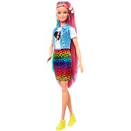 Barbie Leopard Rainbow Hair Doll with Colour-Change Feature - Doll