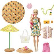 Barbie Color Reveal baba - szórakozással teli hab, sárga - Játékbaba