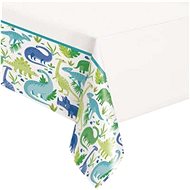 Plastic tablecloth dinosaur - green-blue - 137 x 213 cm - Tablecloth