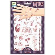 Fémes tetoválás Nyári rózsaszínben - Lemosható tetoválás