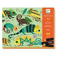 Art set with oil pastel Colorful jungle - Colouring Book