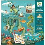 Story with repositionable stickers Underwater Adventures - Kids Stickers