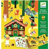 Story with repositionable stickers Mysterious Forest - Kids Stickers