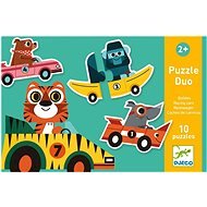 Duo puzzle Pretekárske autá - Puzzle