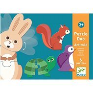 Duo puzzle Állatkák mozgásban - Puzzle