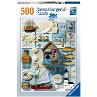 Ravensburger 165889 Tengerparti kollázs 500 darab - Puzzle