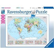 Ravensburger 156528 Politická mapa sveta 1000 dielikov - Puzzle
