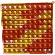 Pop It Square Orange Yellow Jumbo 20 cm - Pop It