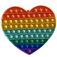 Pop It Rainbow Heart Jumbo 20 cm - Pop It