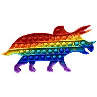 Pop It Rainbow Dinosaur 3 Jumbo - Pop It