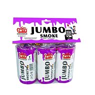 Smoke pipe - jumbo smoke - purple - 3pcs - tear lock - Fireworks