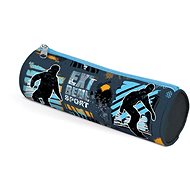 Cylindrical Snowboard Pencil Case - School Case