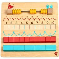 Lucy & Leo 251 Moja prvá matematická hra počítanie, drevená herná sada - Stolová hra