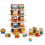 Lucy & Leo 284 Animal Tower - Wooden Play Set - Stacking Pyramid