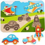 Lucy & Leo 229 Vehicles - wooden jigsaw puzzle 6 pieces - Puzzle