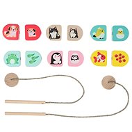 CUBIKA 15573 Our Moms - Stringing Set - 14 Wooden Pieces - Wooden Toy