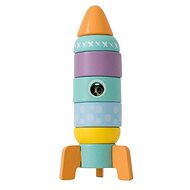 Sun baby wooden jigsaw rocket - Puzzle