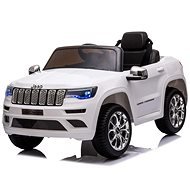 Electric Car JEEP GRAND CHEROKEE 12V, White - Children's Electric Car