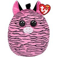 Ty Squish-a-Boos Zoey, 30cm - Pink Zebra - Soft Toy
